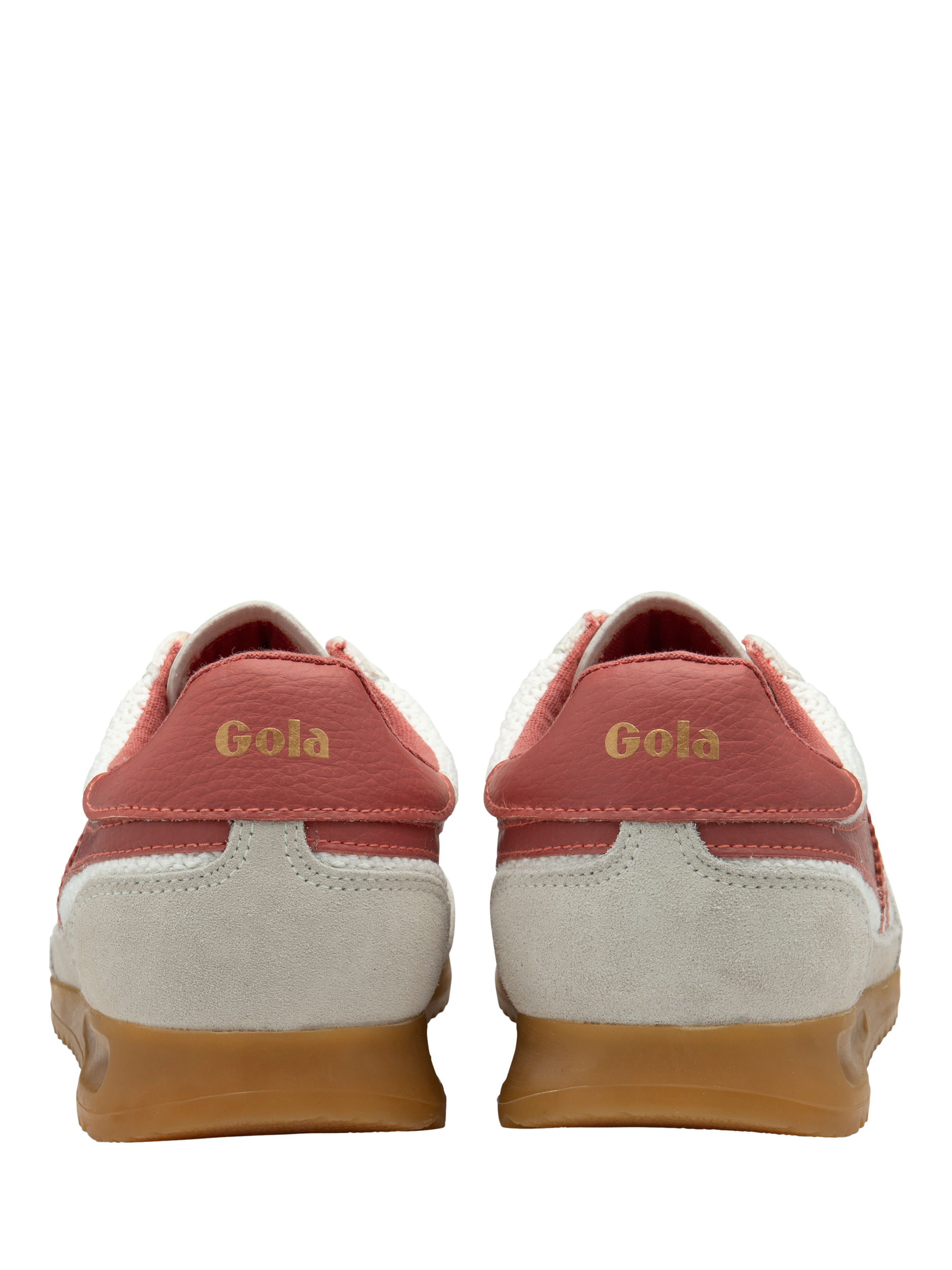 Product image 4 of 5, which shows Gola Classics Tornado Zephyr Trainers, Off White/Clay, 3