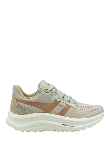 Gola Performance Veris Tempo Running Trainers, Arcade White/Metallic, Arcade White/Metallic