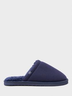 Crew Clothing Slip On Mule Slippers, Navy Blue, Navy Blue