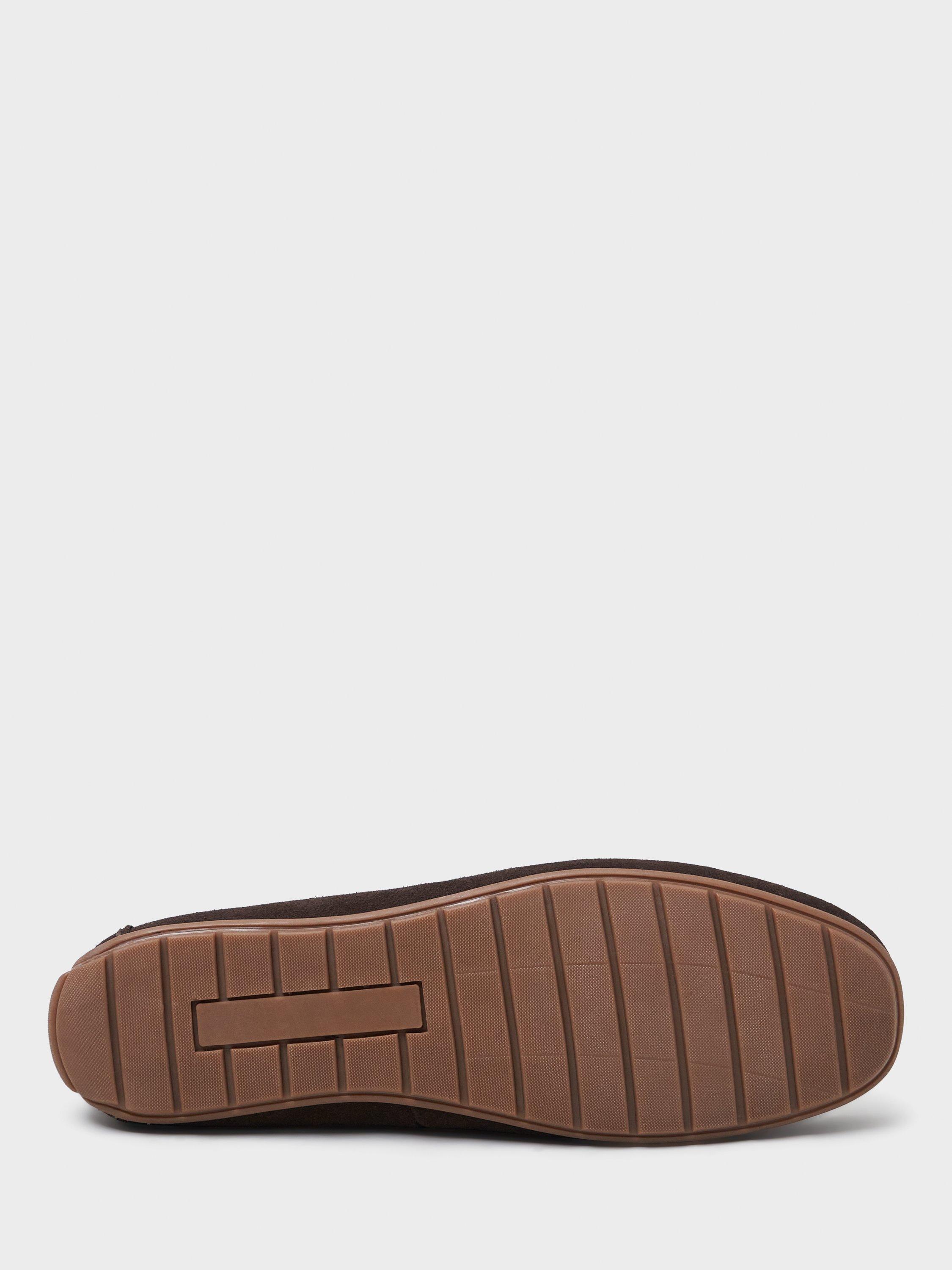 Product image 4 of 4, which shows Crew Clothing Suede Loafers, Chocolate Brown, 7