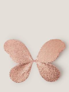 Monsoon Kids' Sequin Wings, Rose Gold