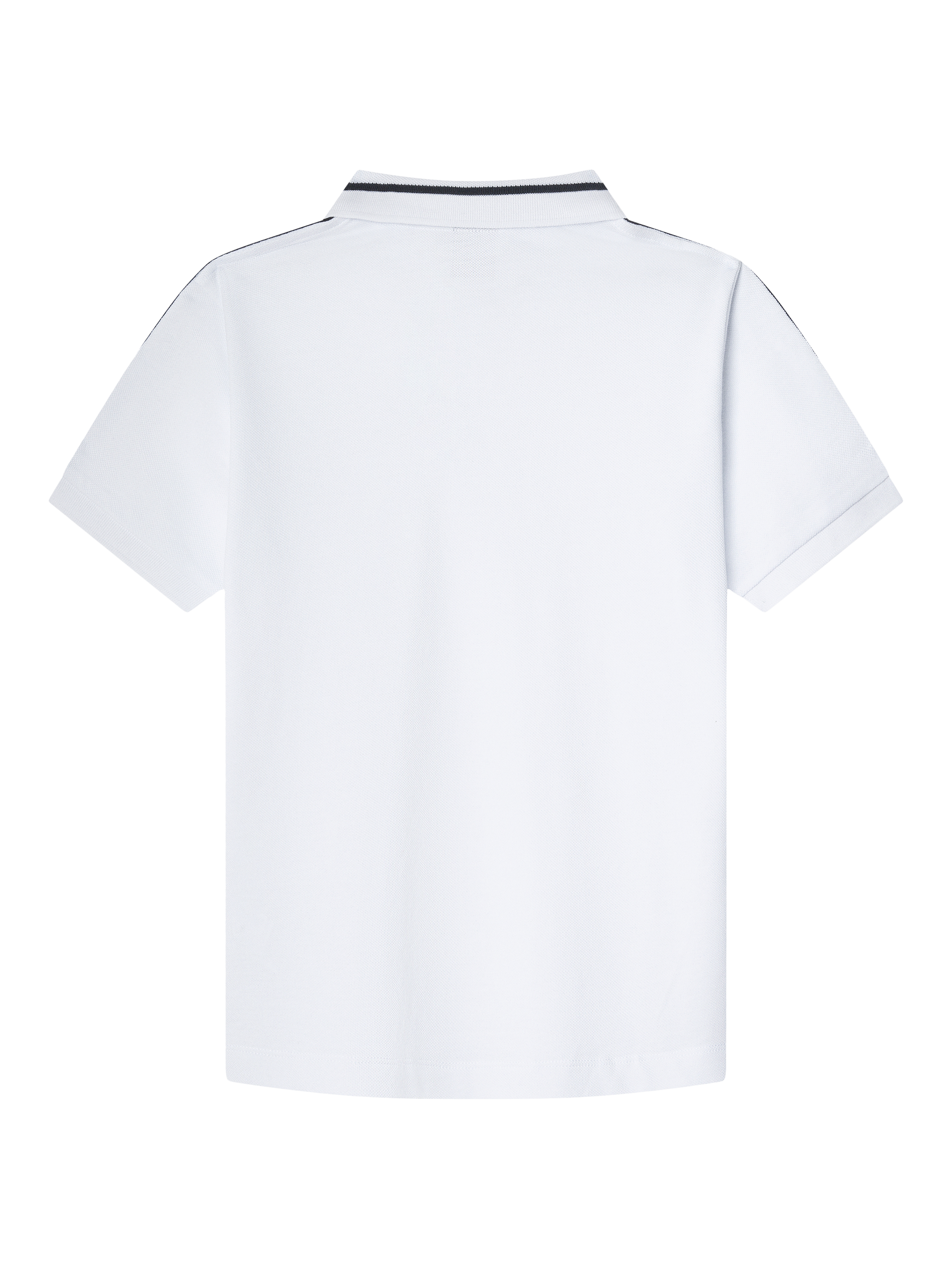 Product image 2 of 4, which shows Hackett London Kids' Cotton Polo Shirt, Optic White, 15 years