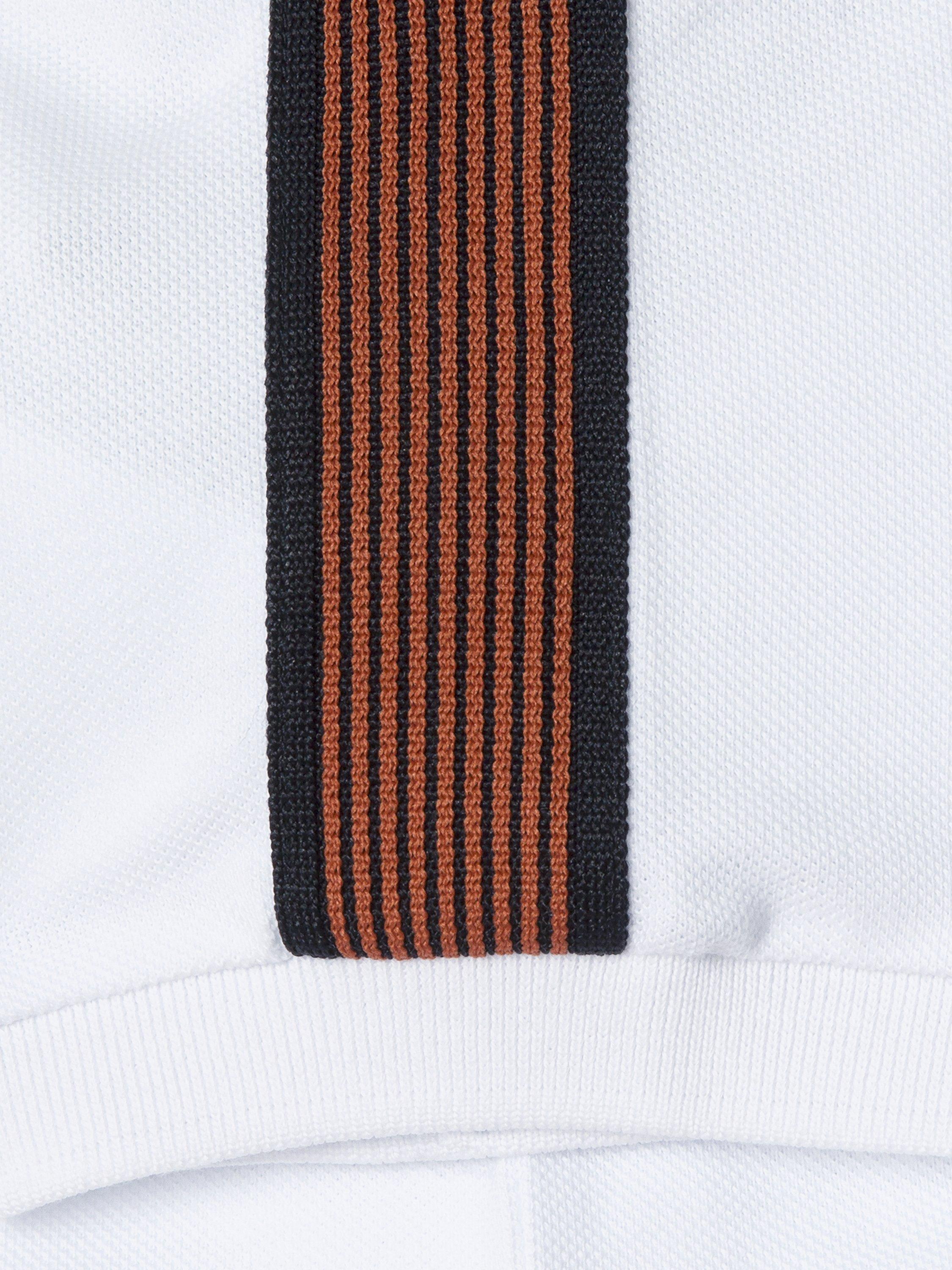 Product image 4 of 4, which shows Hackett London Kids' Cotton Polo Shirt, Optic White, 15 years