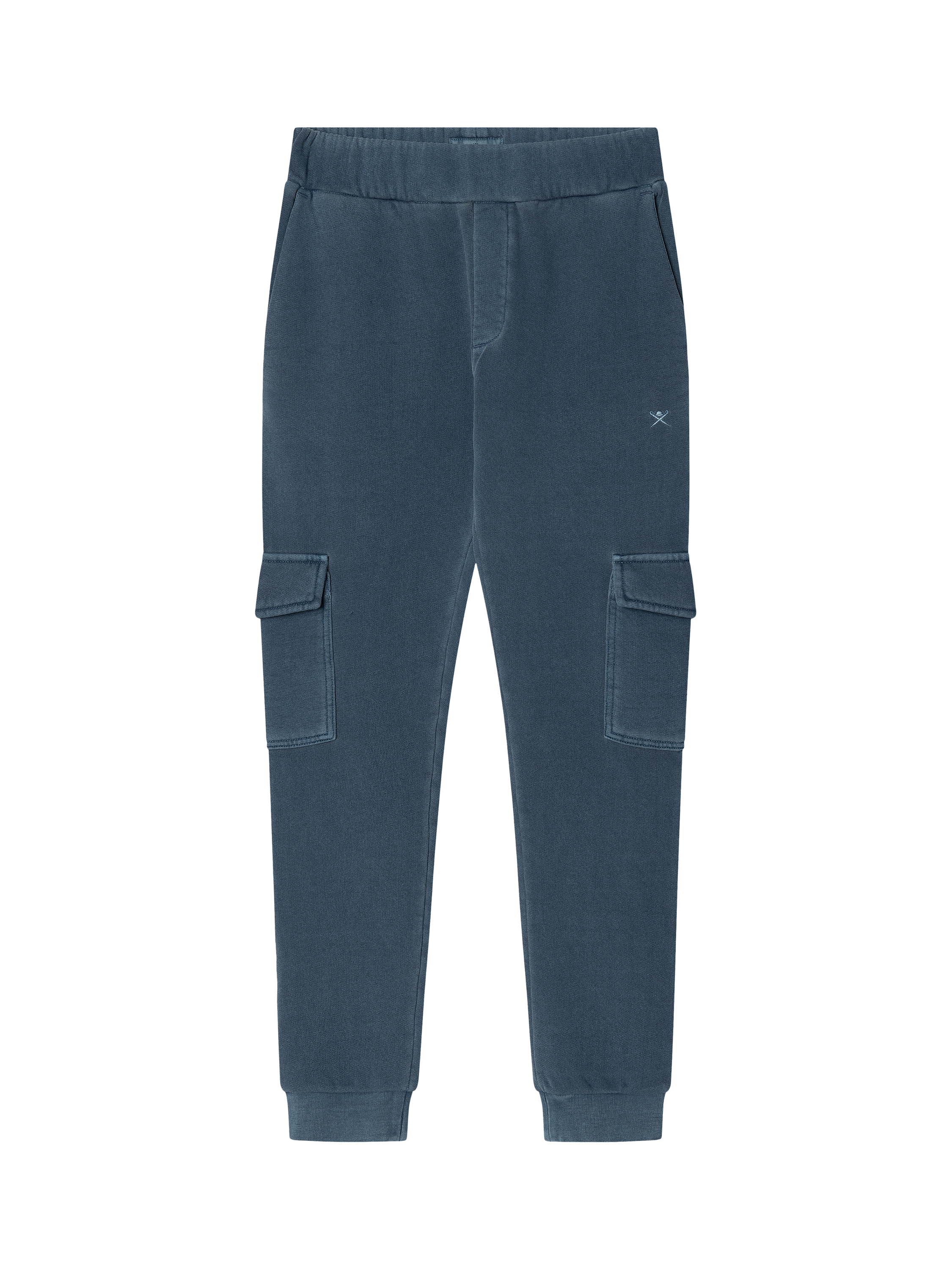 Product image 1 of 4, which shows Hackett London Kids' Cotton Joggers, Dark Denim Blue, 15 years