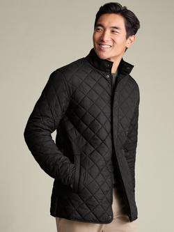 Charles Tyrwhitt Diamond Quilted Jacket, Black