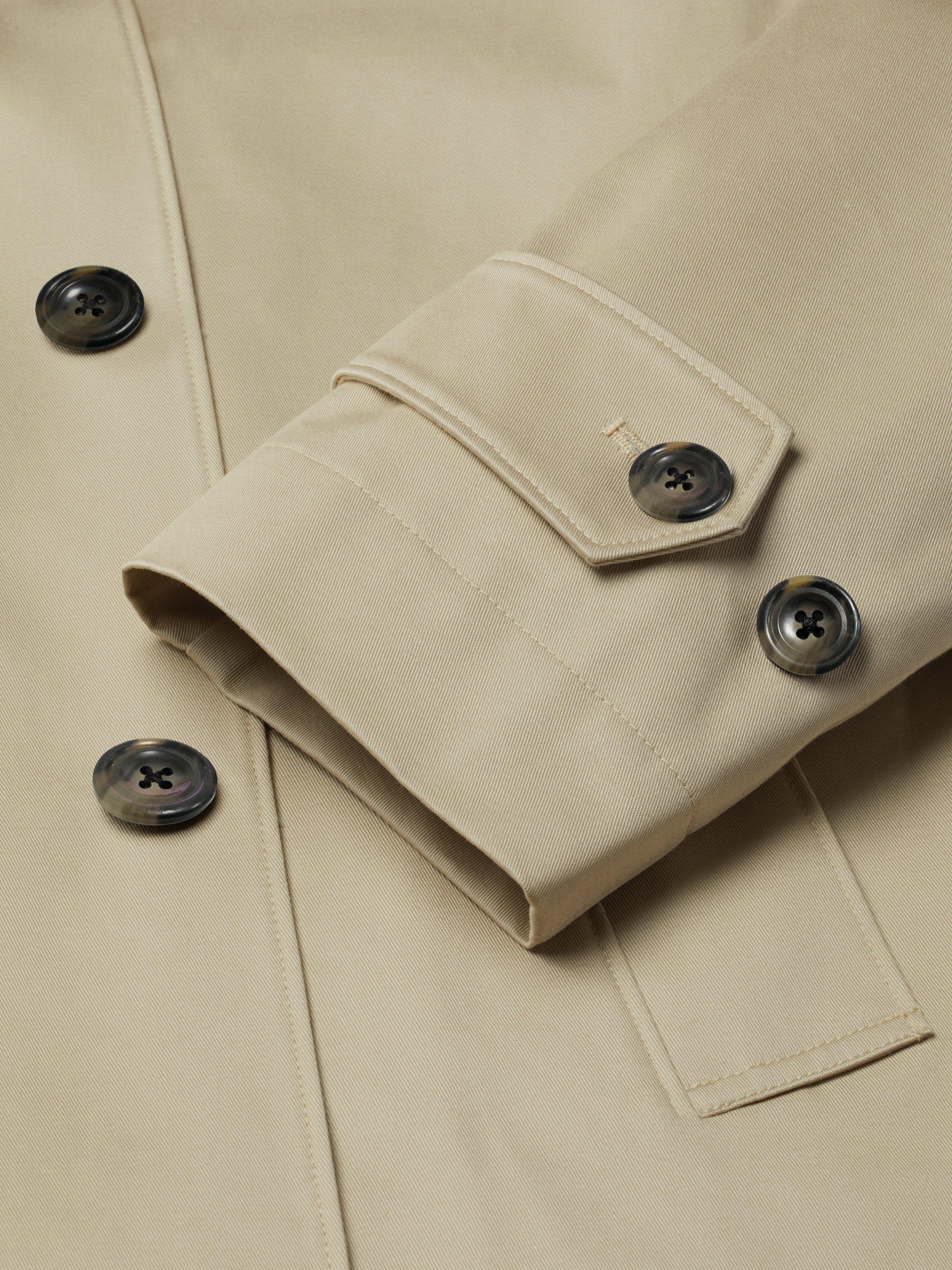Product image 4 of 6, which shows Charles Tyrwhitt Cotton Raincoat, Stone, 48R
