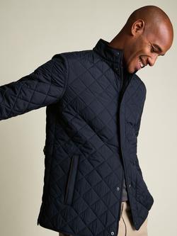Charles Tyrwhitt Diamond Quilted Jacket, Navy