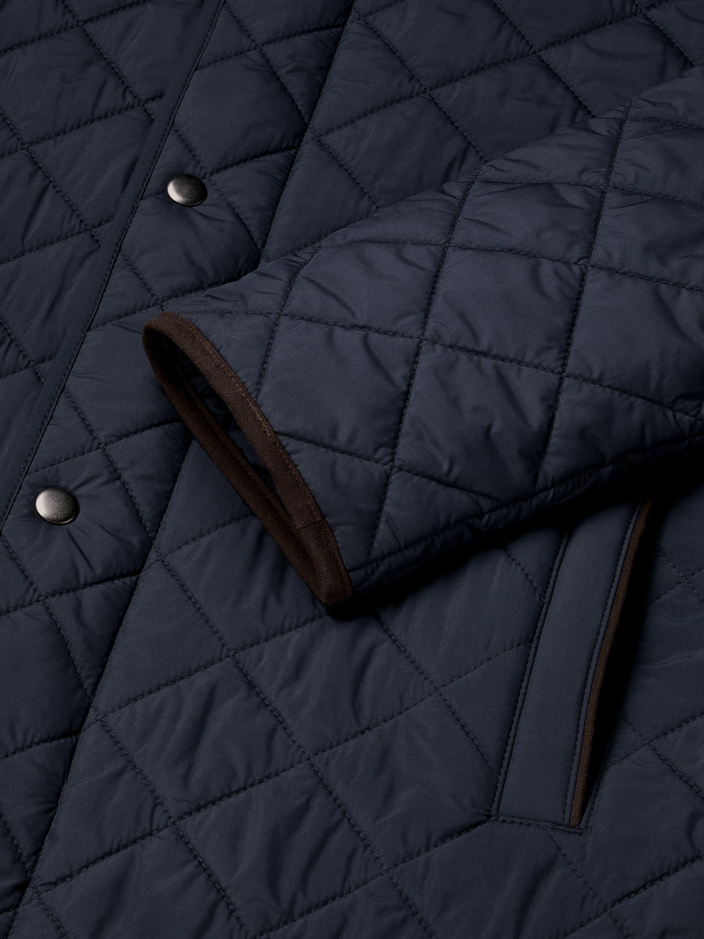 Product image 3 of 6, which shows Charles Tyrwhitt Diamond Quilted Jacket, Navy, S