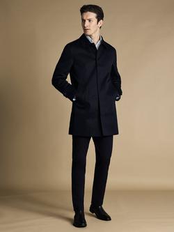Charles Tyrwhitt Waterproof Overcoat, French Navy, French Navy