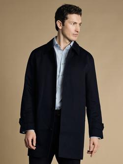 Charles Tyrwhitt Waterproof Overcoat, French Navy - view 2, French Navy