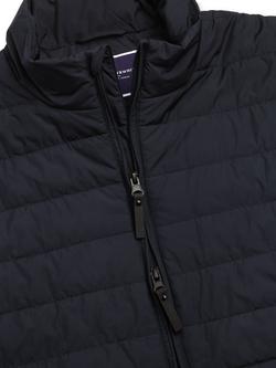 Charles Tyrwhitt Zip Front Quilted Gilet - view 2, Navy
