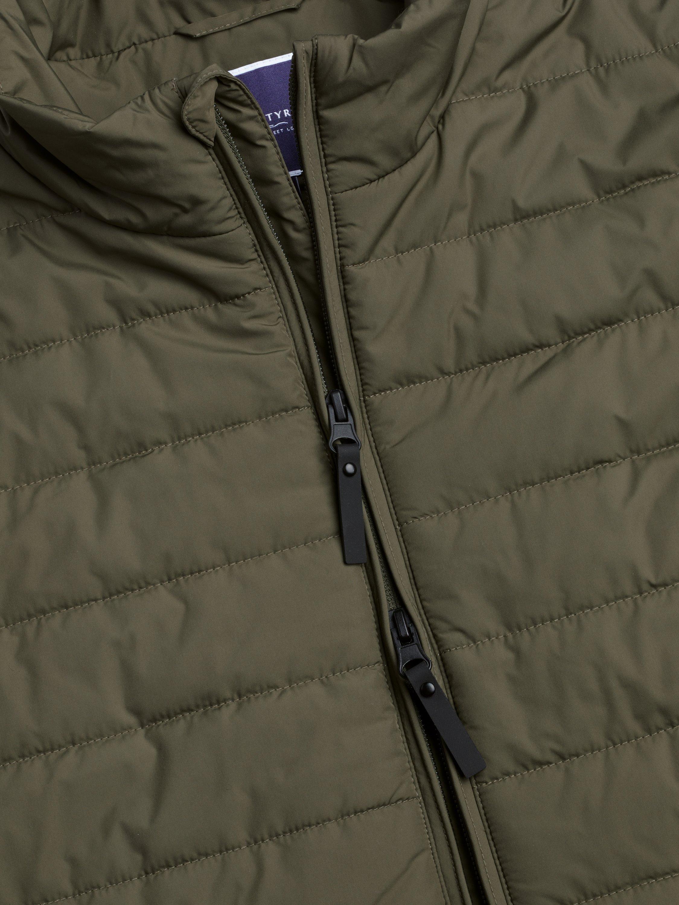 Product image 5 of 5, which shows Charles Tyrwhitt Zip Front Gilet, Olive Green, S