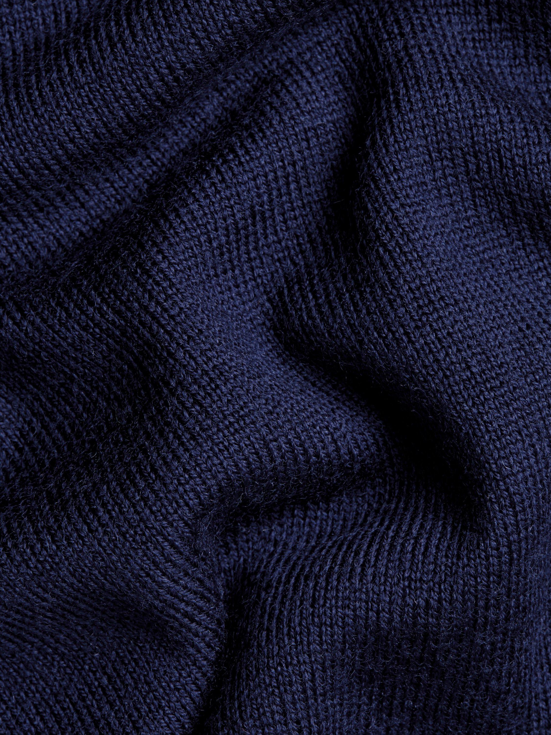 Product image 5 of 6, which shows Charles Tyrwhitt Merino Wool Cardigan, Navy, L