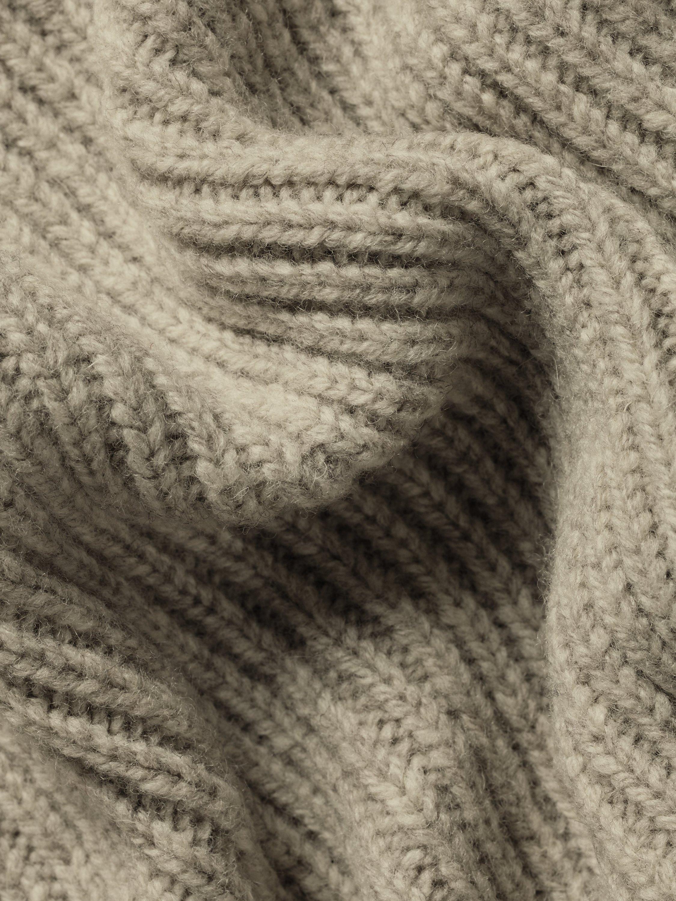 Product image 5 of 5, which shows Charles Tyrwhitt Merino Wool Cardigan, Oatmeal, S