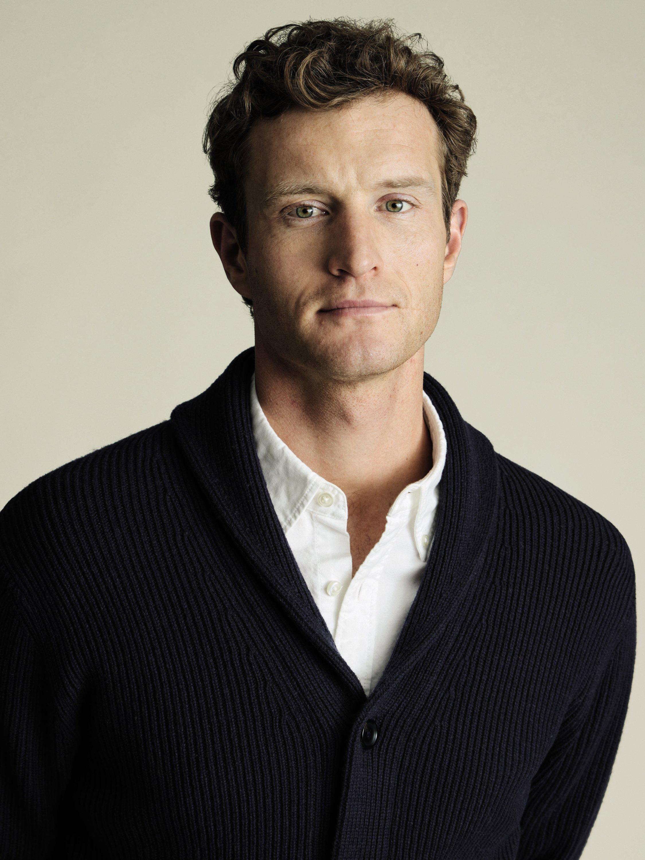 Product image 2 of 5, which shows Charles Tyrwhitt Merino Wool Cardigan, Navy, XXXL