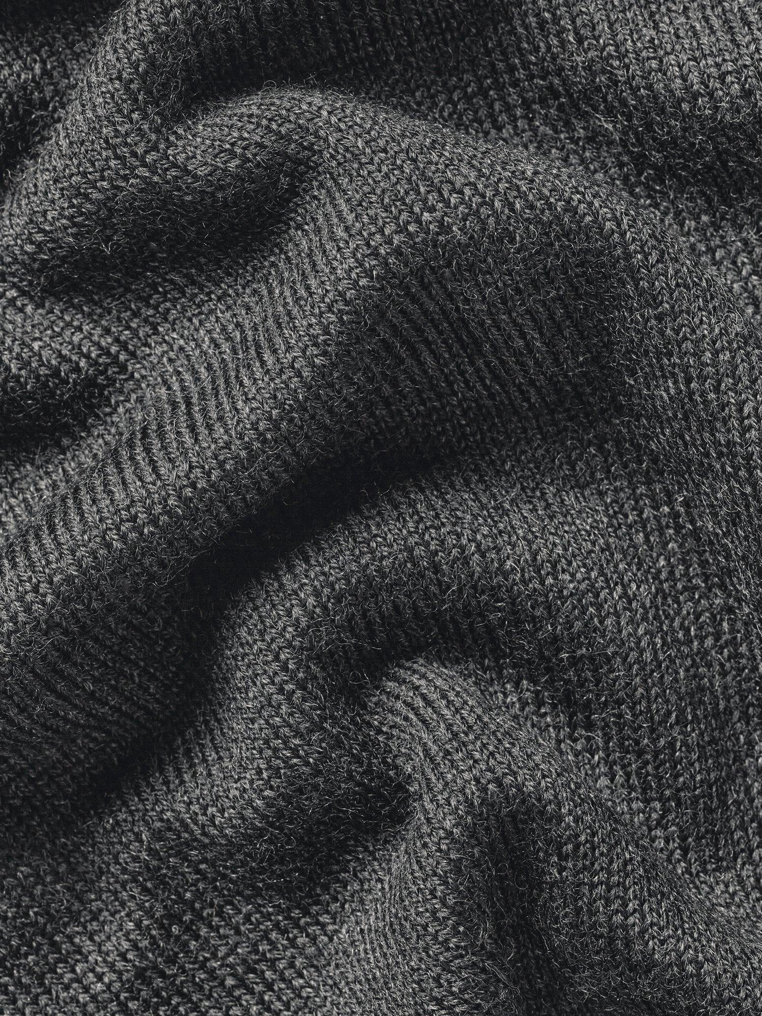 Product image 4 of 6, which shows Charles Tyrwhitt Merino Wool Cardigan, Grey, L