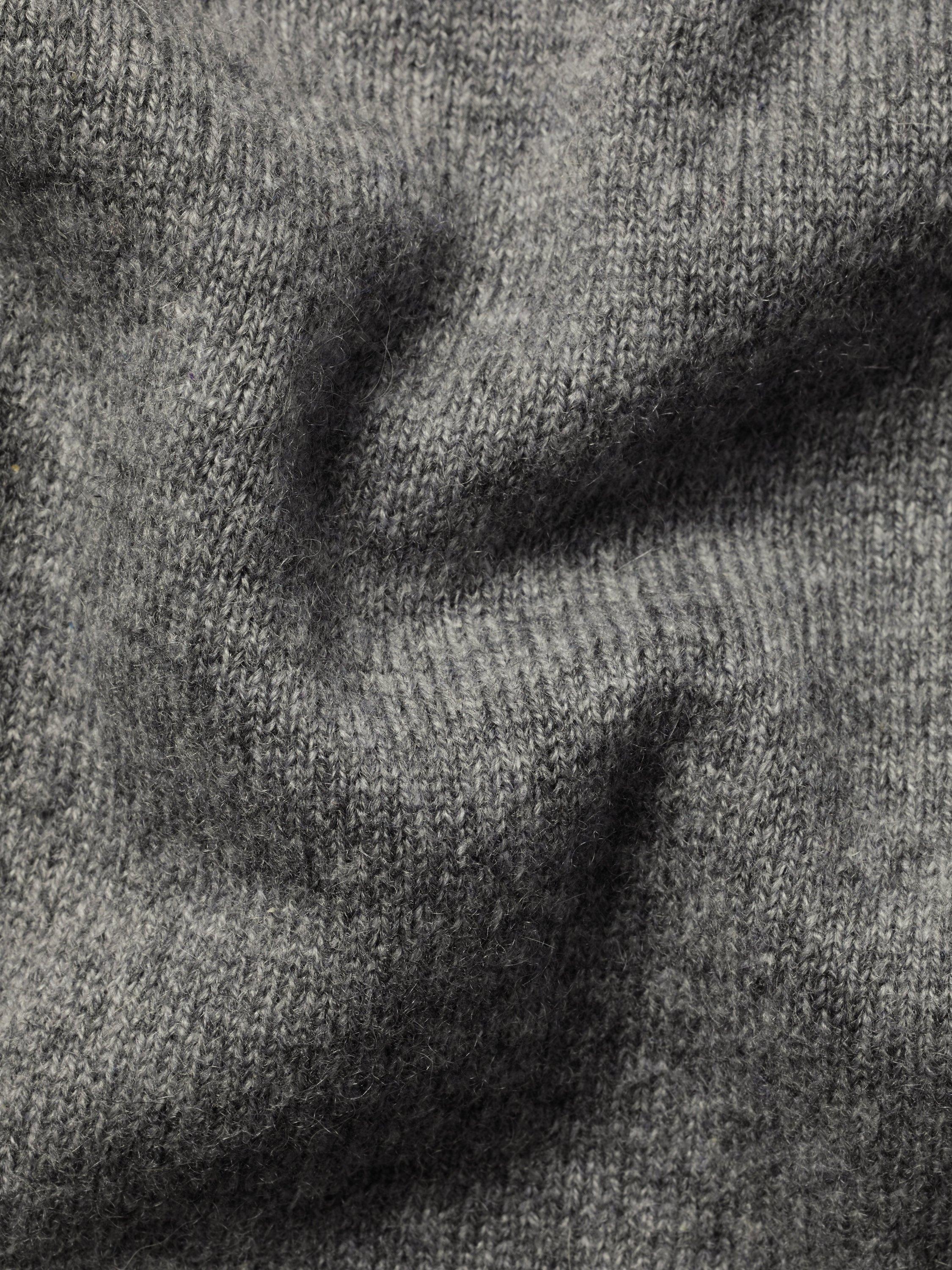 Product image 5 of 5, which shows Charles Tyrwhitt Half Zip Cashmere Jumper, Grey, XS