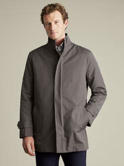 Charles Tyrwhitt Cotton Blend Raincoat, Mocha