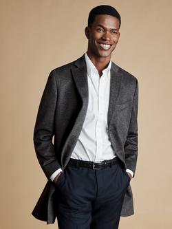 Charles Tyrwhitt Wool Overcoat, Dark Grey, Dark Grey