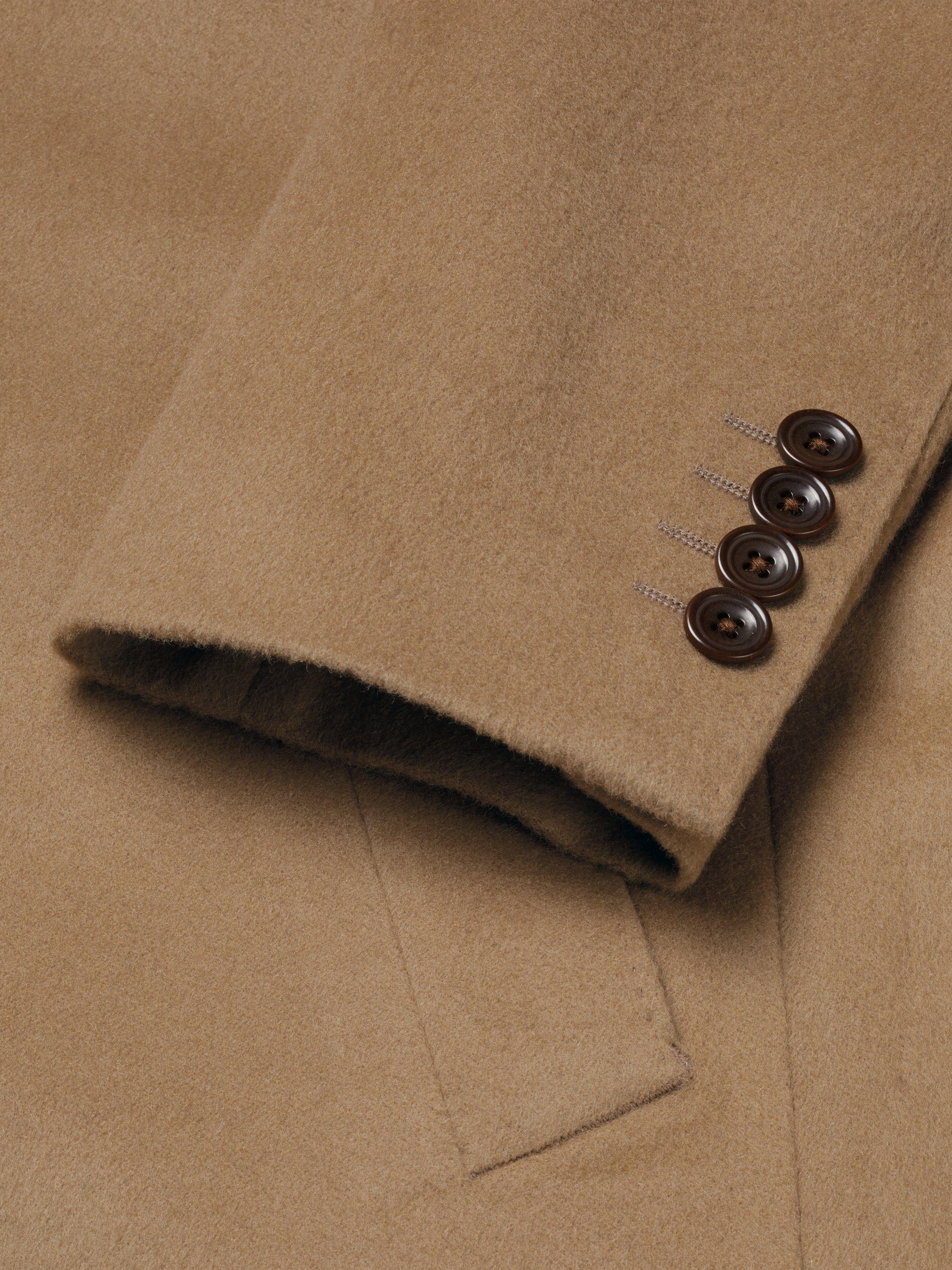 Product image 3 of 5, which shows Charles Tyrwhitt Wool Overcoat, Light Camel, 46R