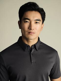 Charles Tyrwhitt Regular Fit Cotton Polo Shirt - view 2, Graphite Grey