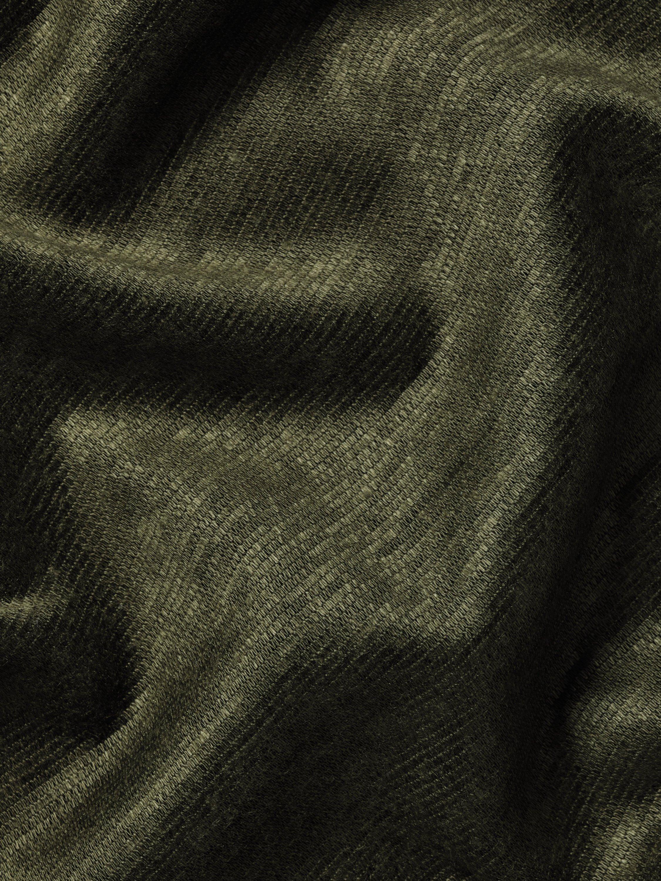 Product image 5 of 5, which shows Charles Tyrwhitt Regular Fit Linen Polo Shirt, Olive Green, L