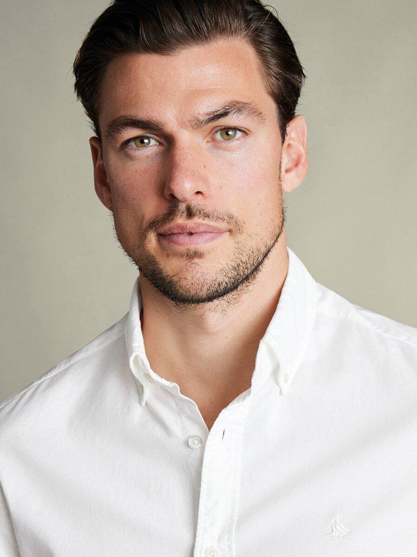 Product image 2 of 6, which shows Charles Tyrwhitt Regular Fit Button Down Collar Cotton Shirt, White, M