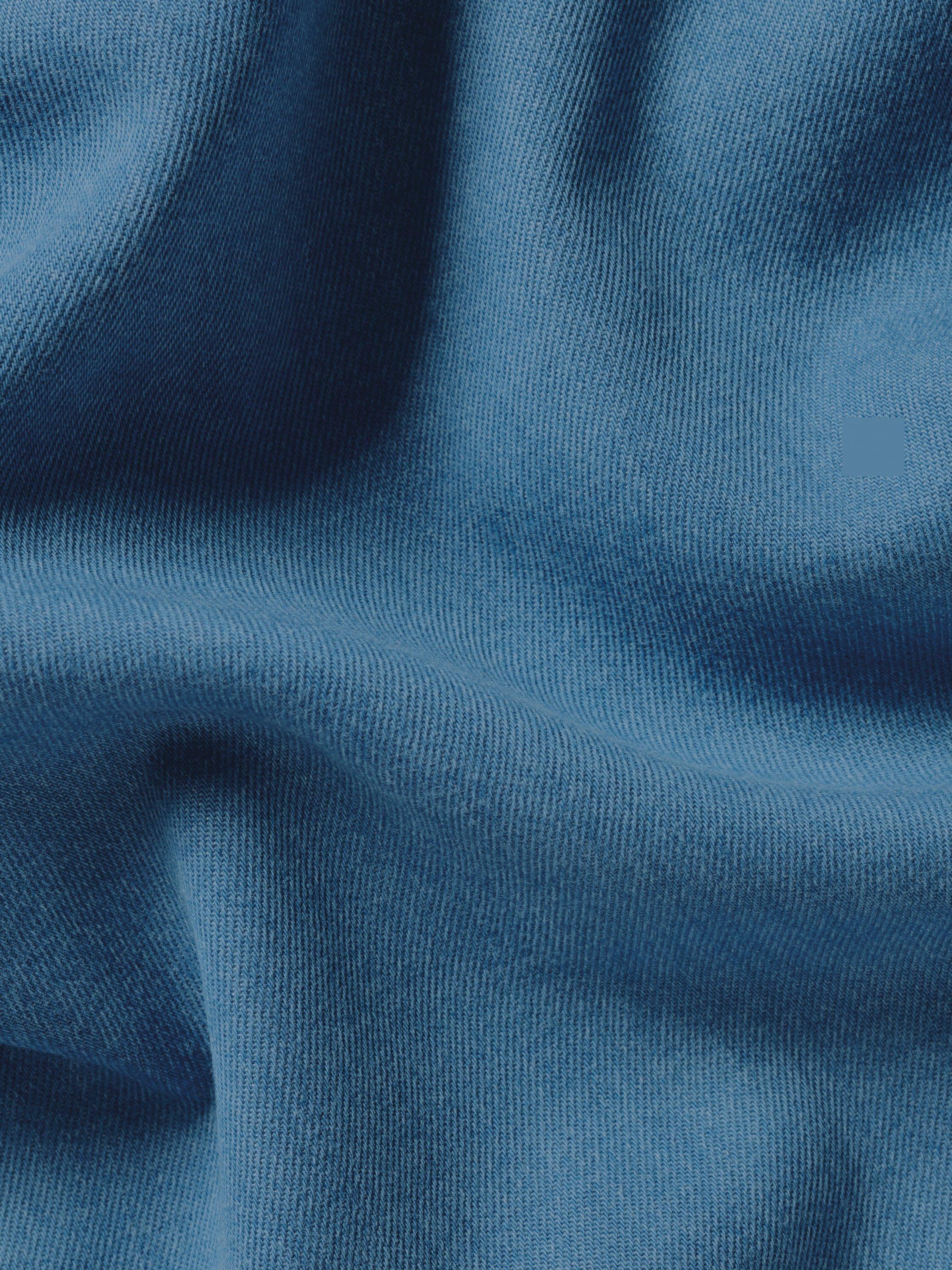 Product image 5 of 6, which shows Charles Tyrwhitt Regular Fit Button Down Collar Denim Shirt, Ocean Blue, XL