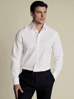 Charles Tyrwhitt Regular Fit Cotton Shirt, White, White