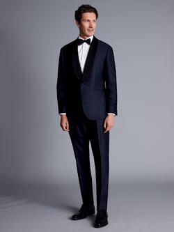 Charles Tyrwhitt Single Breasted Wool Dinner Jacket, Dark Navy