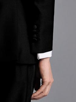 Charles Tyrwhitt Slim Fit Single Breasted Wool Dinner Jacket - view 2, Black