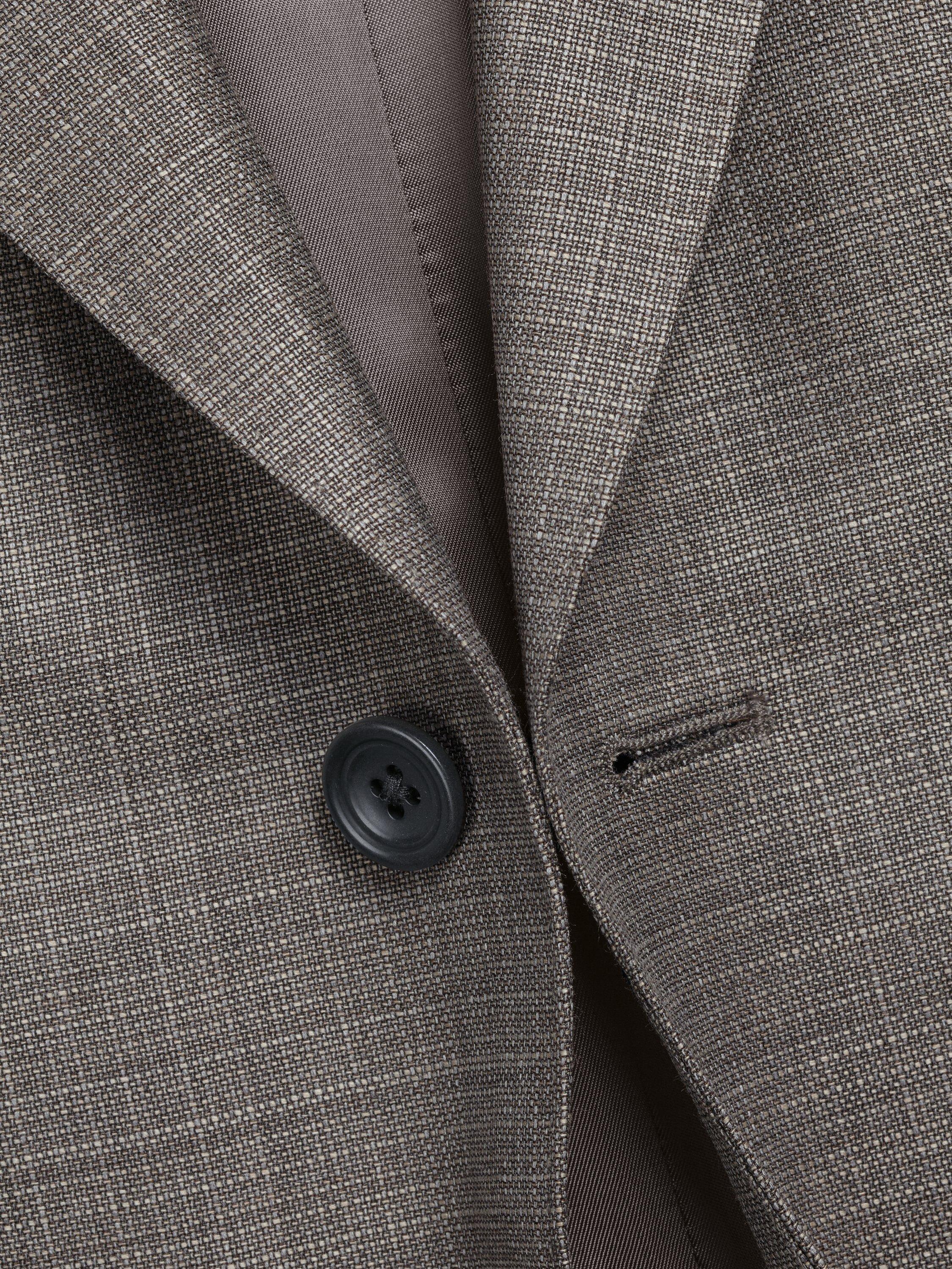 Product image 4 of 4, which shows Charles Tyrwhitt Slim Fit Single Breasted Wool Blazer, Grey, 36R