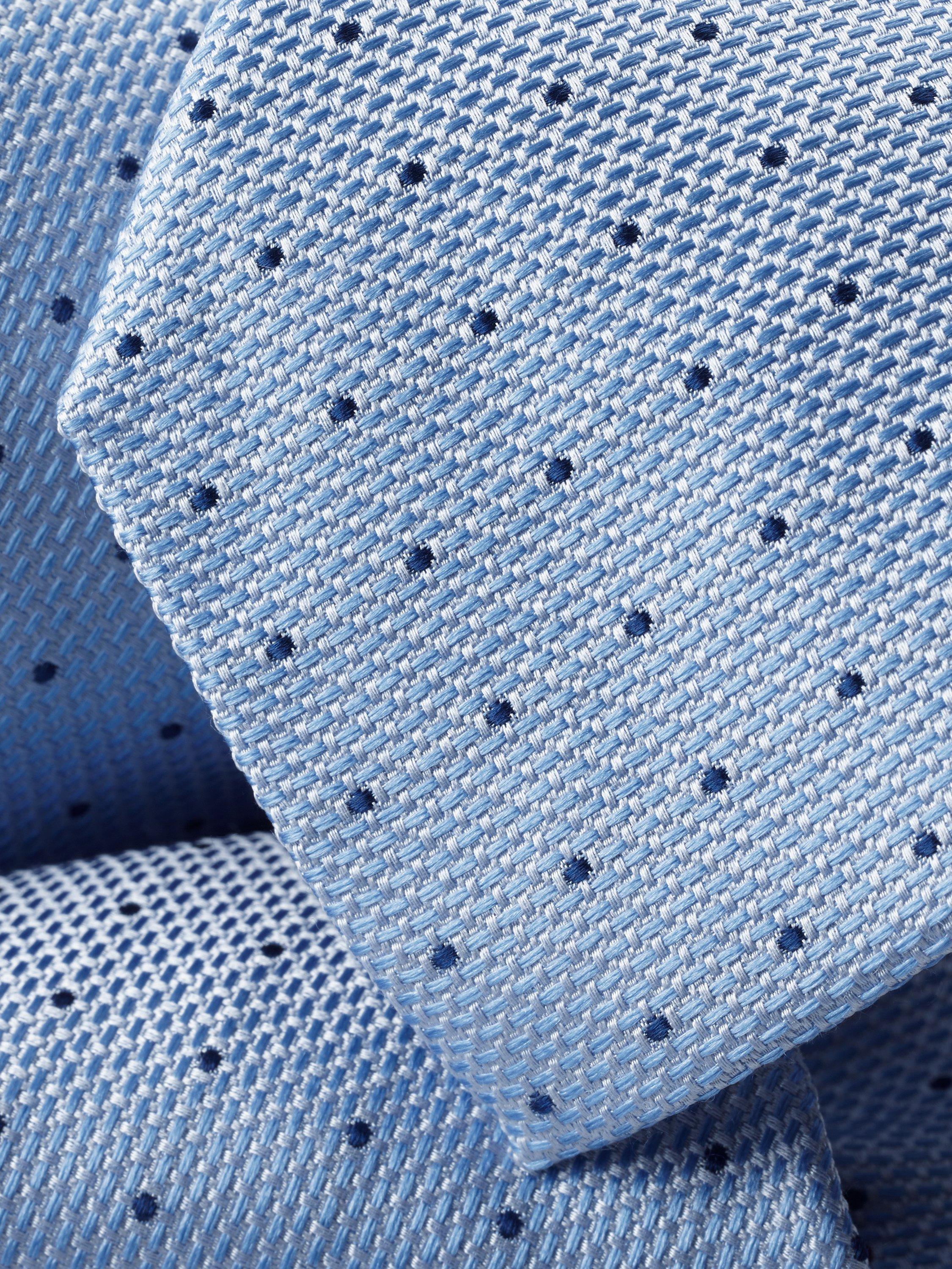 Product image 2 of 2, which shows Charles Tyrwhitt Polka Dot Silk Tie, Sky Blue