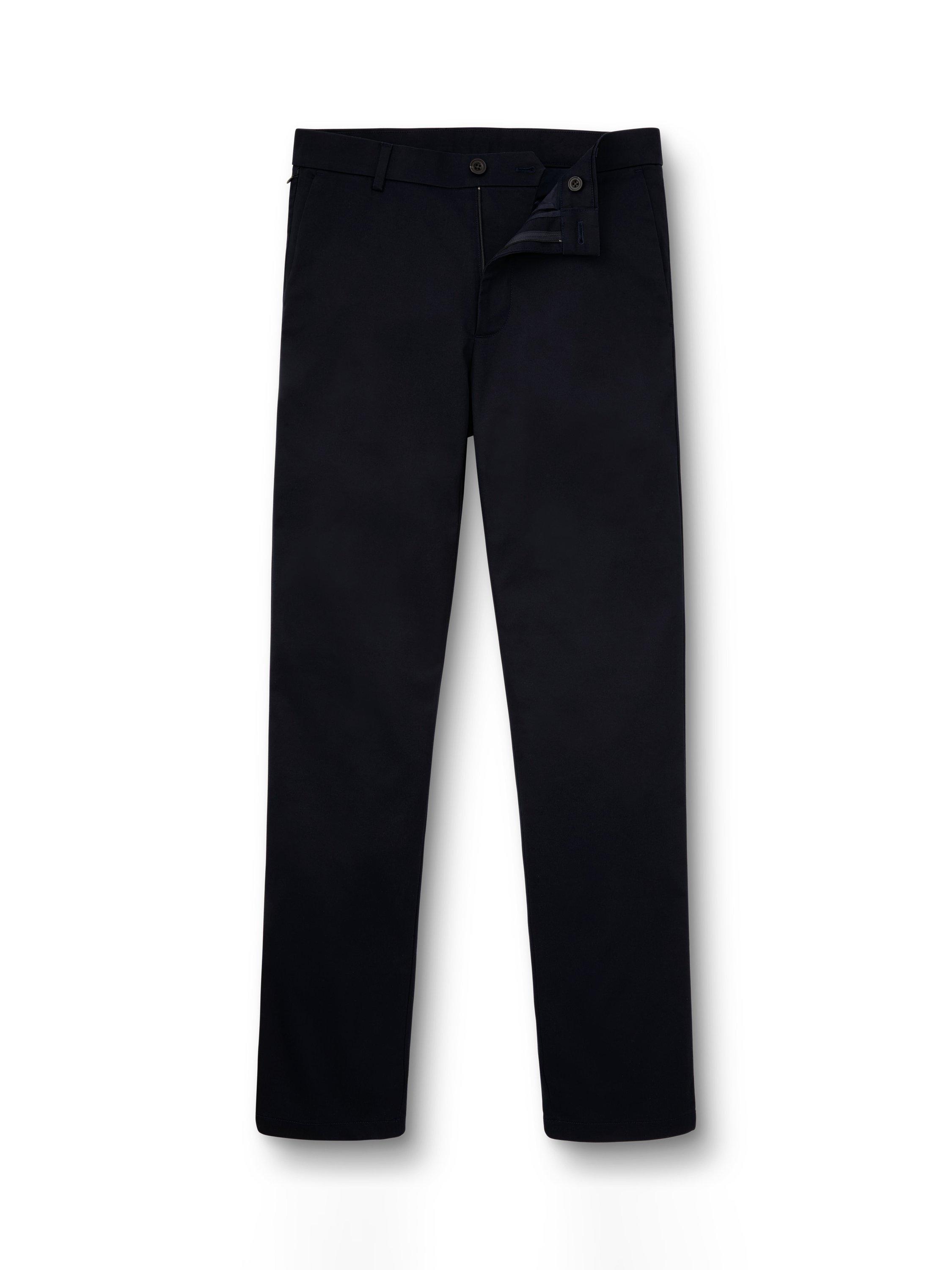 Product image 3 of 6, which shows Charles Tyrwhitt Performance Cotton Blend Chinos, Navy, 30S