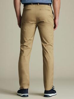 Charles Tyrwhitt Performance Cotton Blend Chinos - view 2, Tan