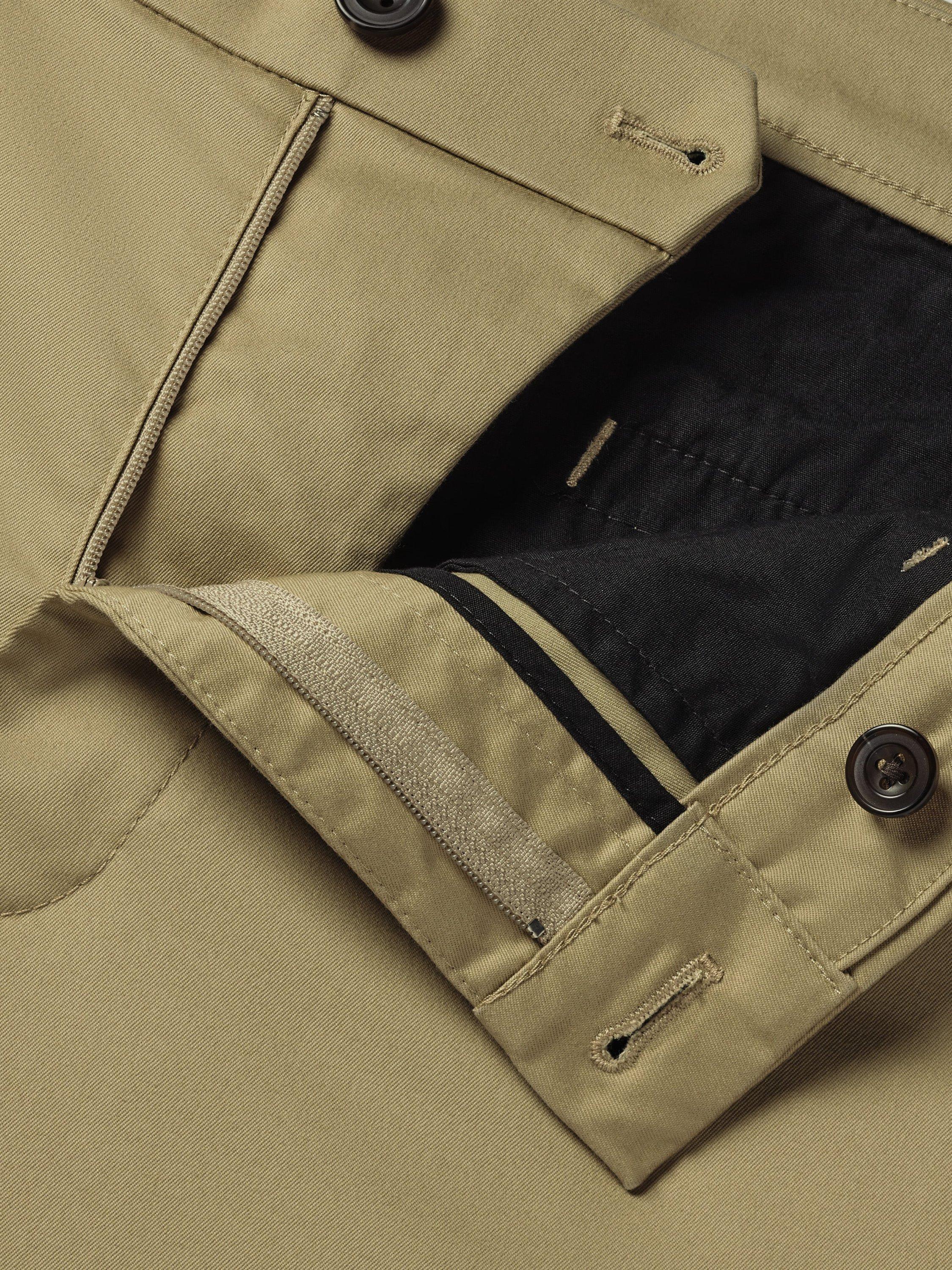 Product image 6 of 6, which shows Charles Tyrwhitt Performance Cotton Blend Chinos, Tan, 30S