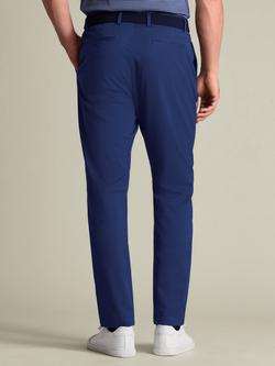 Charles Tyrwhitt Performance Cotton Blend Chinos - view 2, Royal Blue