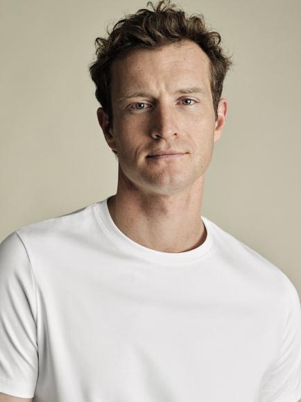 Charles Tyrwhitt Crew Neck Cotton T-Shirt - view 2, White