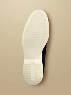 Charles Tyrwhitt Suede Slip On Shoes - view 2, French Blue