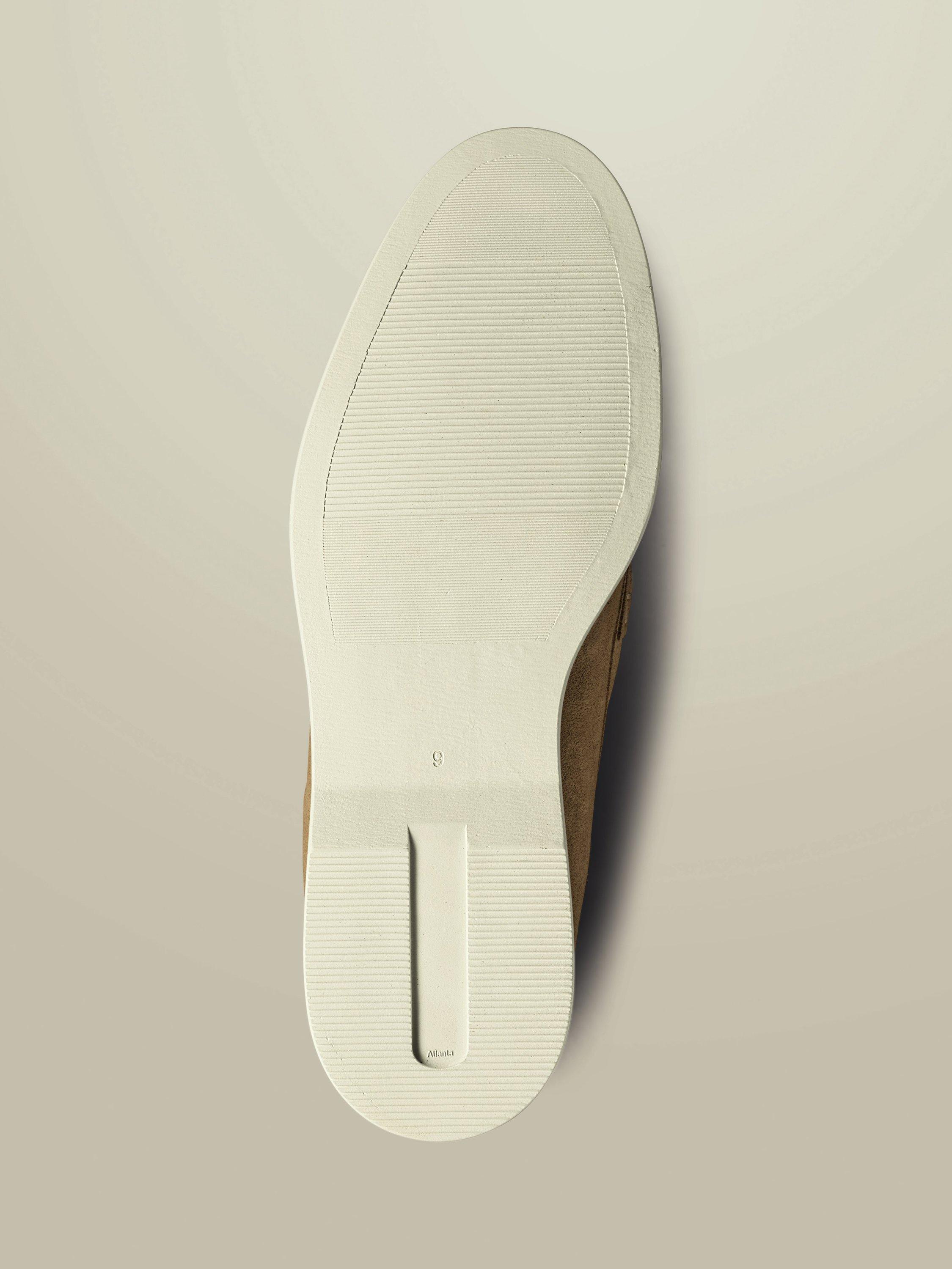 Product image 2 of 4, which shows Charles Tyrwhitt Suede Slip On Shoes, Sand, 12