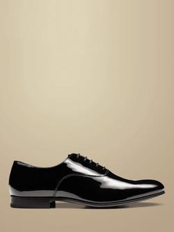 Charles Tyrwhitt Patent Leather Oxford Shoes, Black
