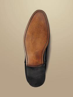 Charles Tyrwhitt Patent Leather Oxford Shoes - view 2, Black