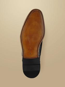 Charles Tyrwhitt Leather Brogues, Black - view 2, Black