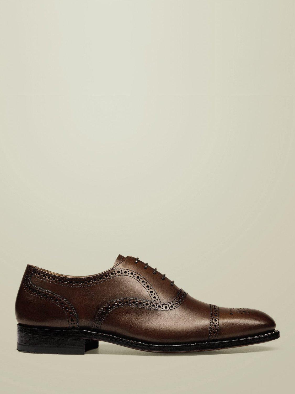 Product image 3 of 5, which shows Charles Tyrwhitt Leather Brogues, Chestnut Brown, 8.5