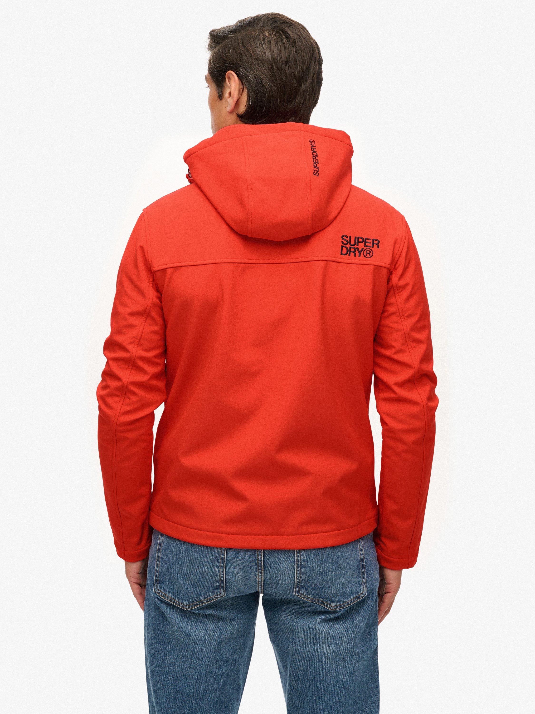 Product image 2 of 6, which shows Superdry Hooded Zip Front Jacket, Bold Orange, S