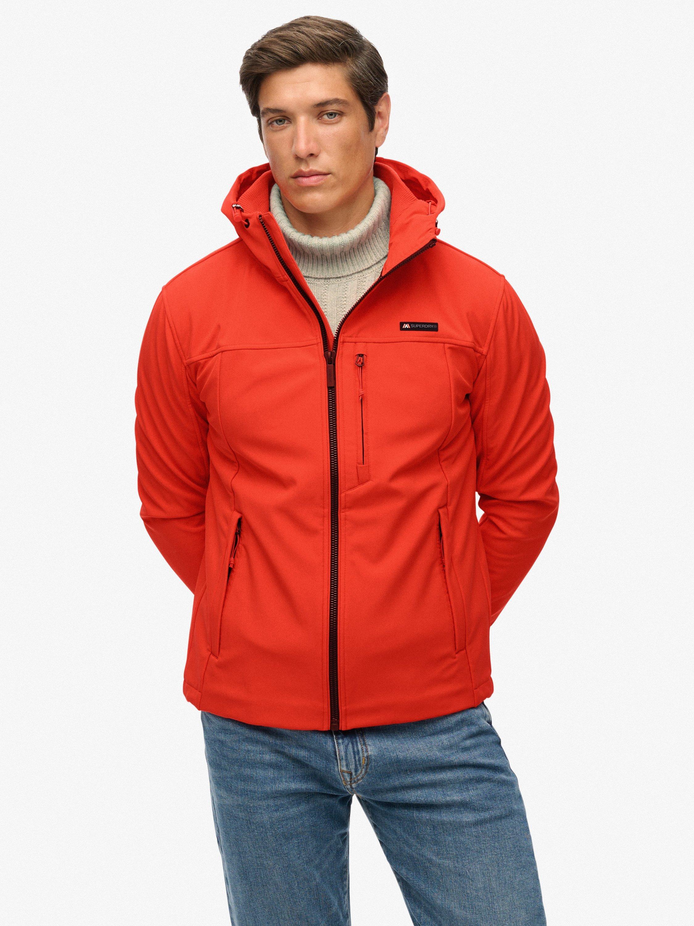 Product image 4 of 6, which shows Superdry Hooded Zip Front Jacket, Bold Orange, S