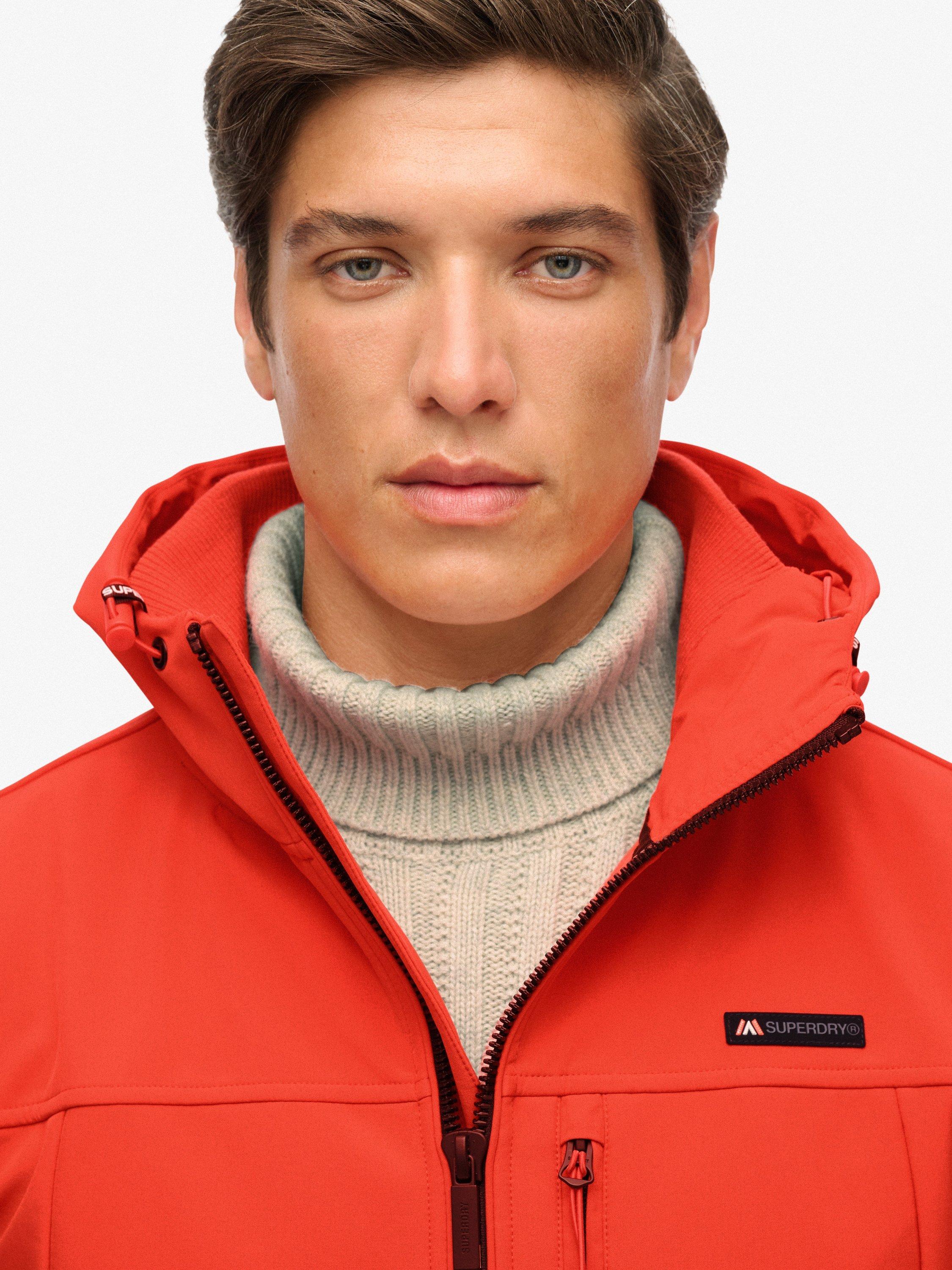 Product image 5 of 6, which shows Superdry Hooded Zip Front Jacket, Bold Orange, S