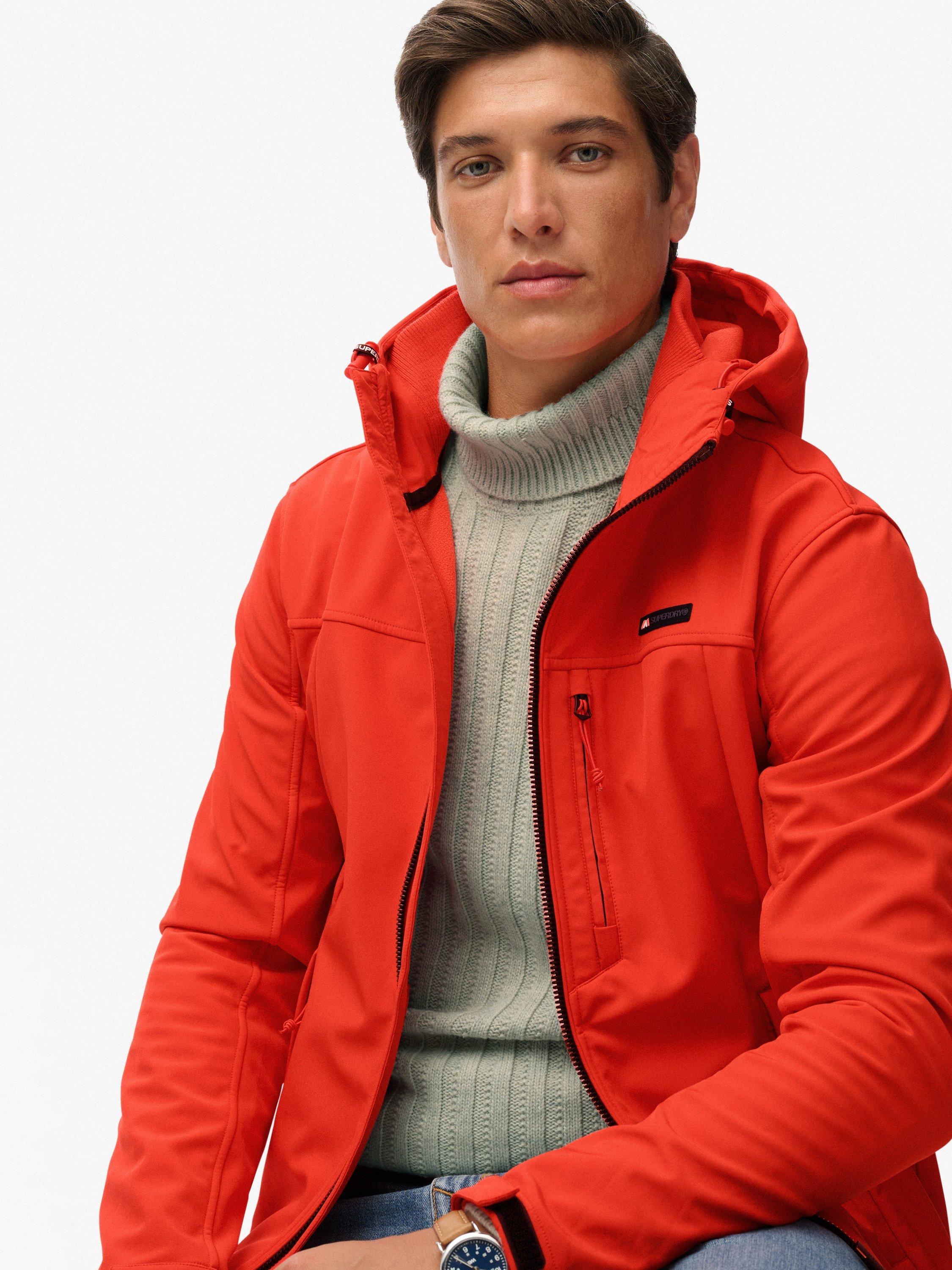 Product image 6 of 6, which shows Superdry Hooded Zip Front Jacket, Bold Orange, S
