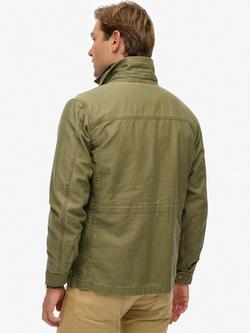 Superdry Collared M65 Cotton Jacket - view 2, Burnt Olive