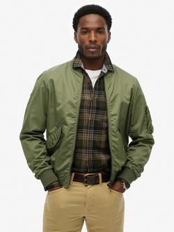 Superdry MA1 Bomber Jacket, Army Green